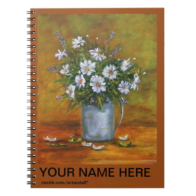 "DAISIES IN PITCHER" FOTO NOTE BUCH (Vorderseite)