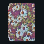 DAISIES iPad MINI HÜLLE<br><div class="desc">Ein hübsches Kunstdesign aus weißen,  dunklen Blume.</div>