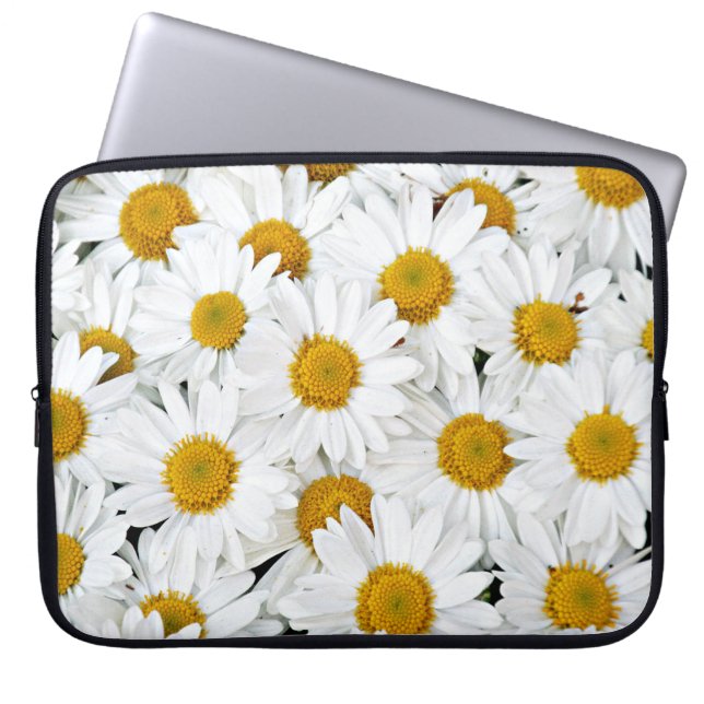 Daisies Laptopschutzhülle (Vorderseite)