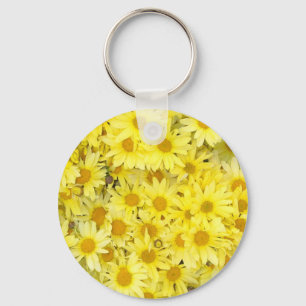 Daisies machen mich glücklich Schlüsselanhänger