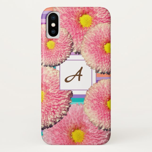 Daisies Monogram iPhone Case (Rückseite)