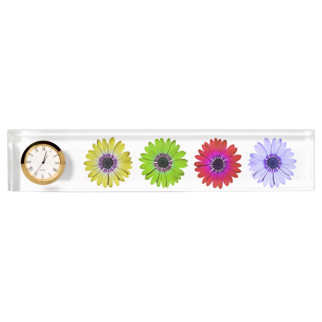 Daisies Namensplakette (Vorderseite)