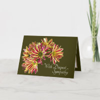 Daisies Olive Green Background Beileid