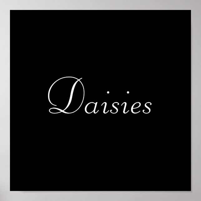 Daisies Poster (Vorne)