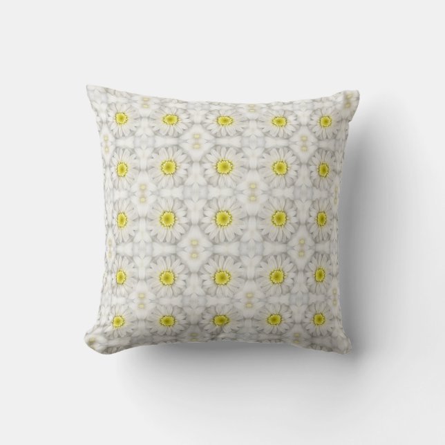 Daisies Throw Pillow Kissen (Vorderseite)