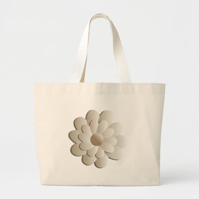 Daisies Vintag Bag Jumbo Stoffbeutel (Vorne)
