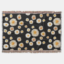 Daisies Zeichnend Keule Decke