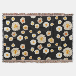 Daisies Zeichnend Keule Decke