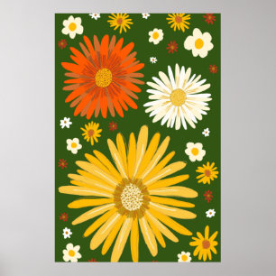 Daisis Daisy Blume Retro Art Poster