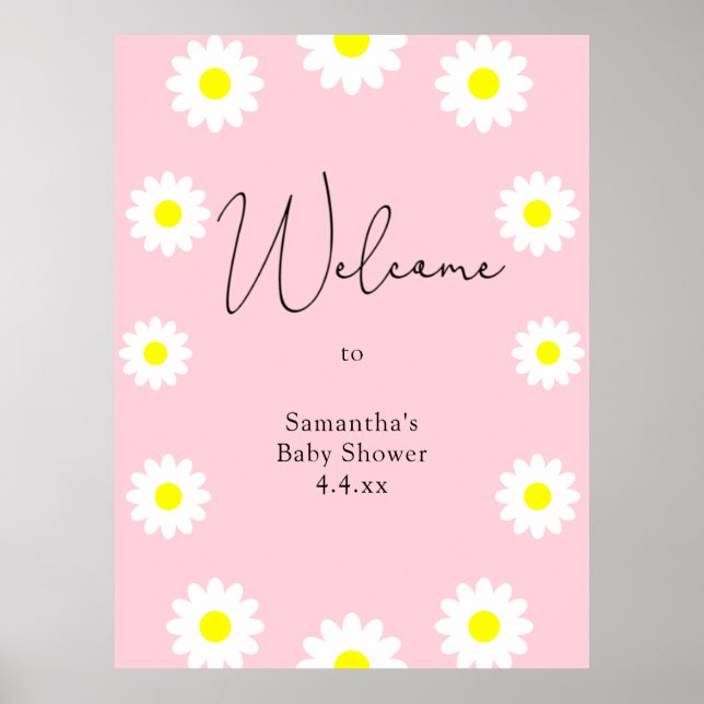 Daisis - Welcome Foam Board Poster (Vorne)