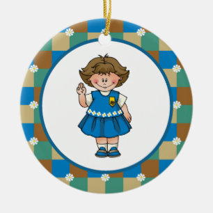 Daisy1 Keramik Ornament