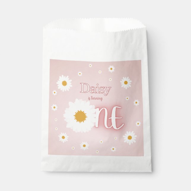 Daisy 1. Geburtstag Geschenktütchen (Vorderseite)
