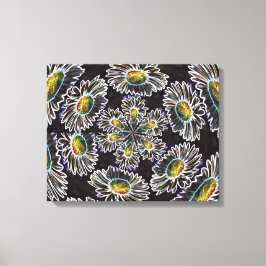 Daisy 1 Glow Stretched Canvas Print Leinwanddruck