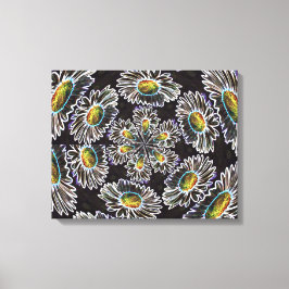 Daisy 1 Glow Stretched Canvas Print Leinwanddruck