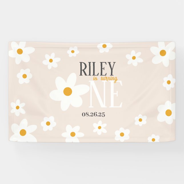 Daisy 1er anniversaire Bannière (Horizontal)
