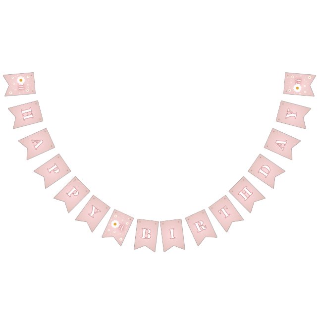 Daisy 1st Birthday Wimpelkette (Alle)