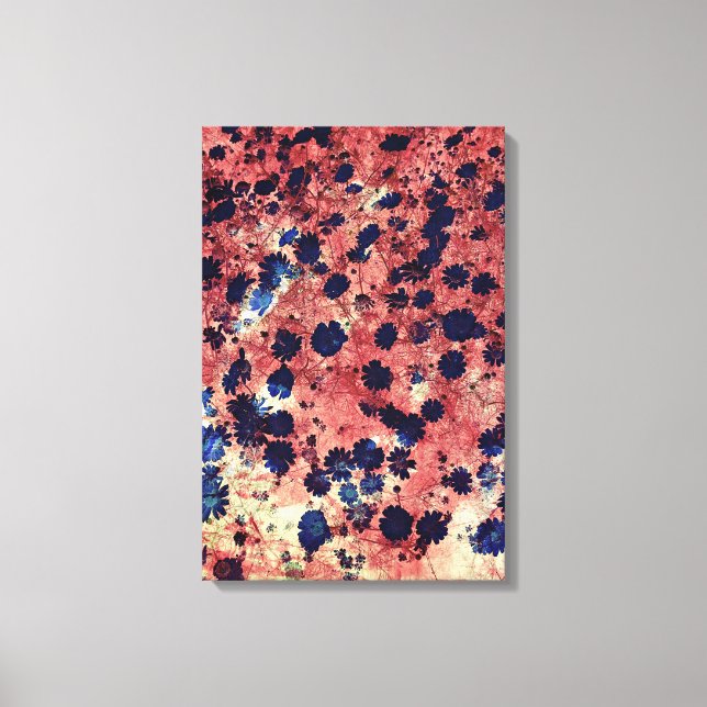 Daisy Abstrakt Modern Design Leinwanddruck (Vorderseite)