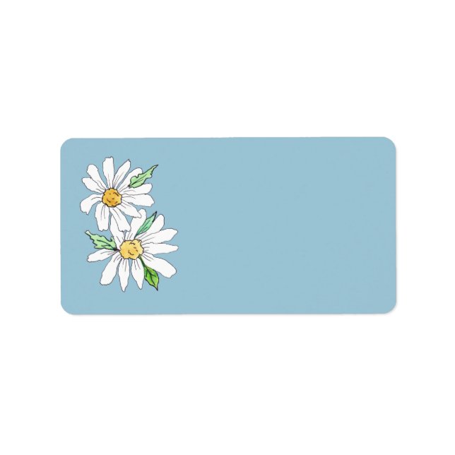Daisy Address Label Adressaufkleber (Vorne)