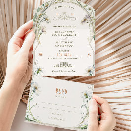 Daisy All in One Faire-part de mariage par Mucha