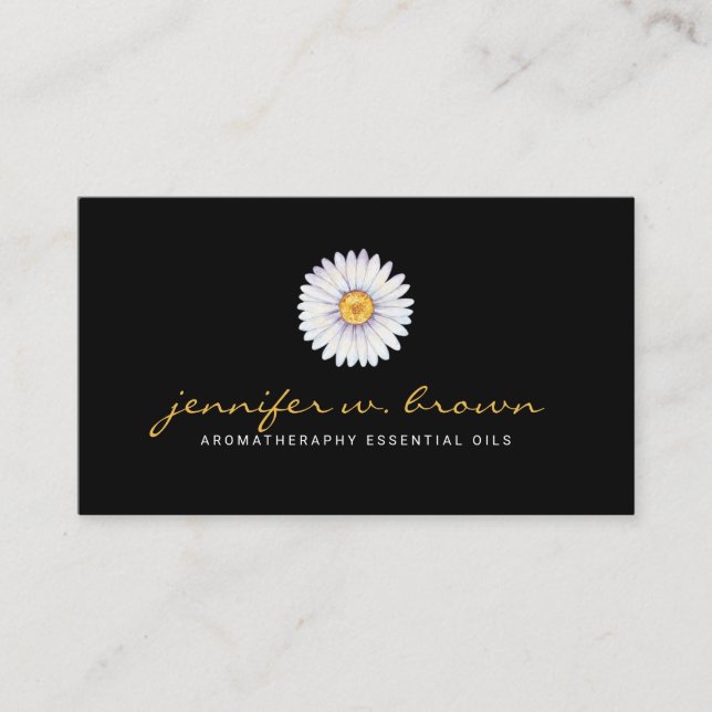 Daisy Aquarelltherapie Visitenkarte (Vorderseite)