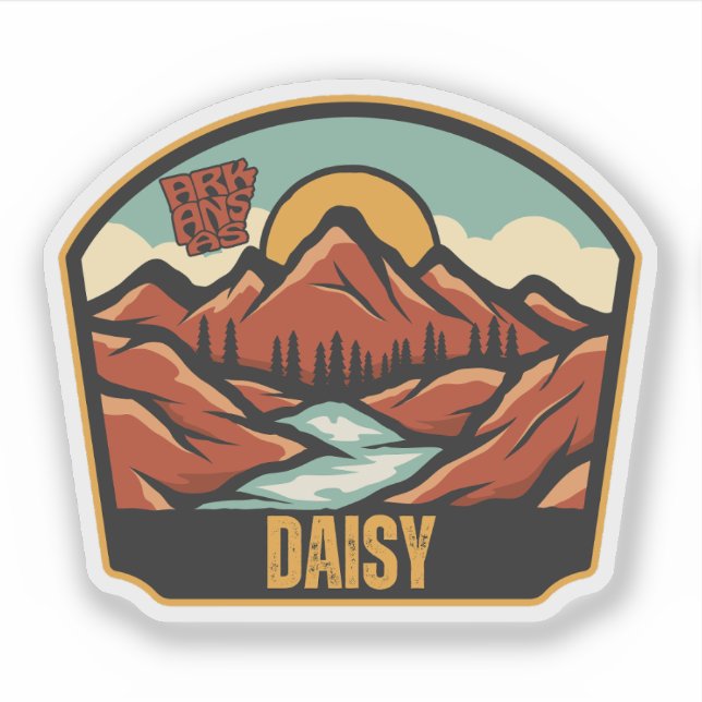Daisy, Arkansas Aufkleber (Vorderseite)