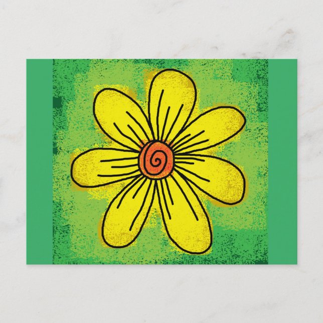 DAISY ART POSTCARD POSTKARTE (Vorderseite)