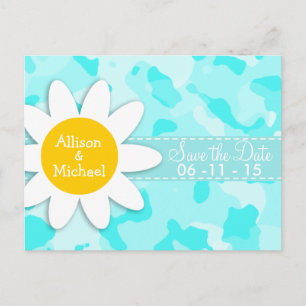 Daisy auf der Camouflage Celeste; Camouflage Ankündigungspostkarte