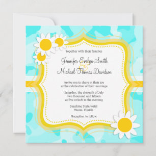 Daisy auf der Camouflage Celeste; Camouflage Einladung