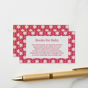 Daisy-Baby-Party-Buch-Anfrage Begleitkarte