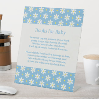 Daisy-Baby-Party-Buchwunsch Sockelschild