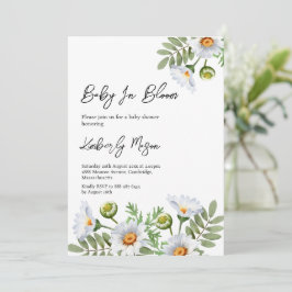 Daisy Baby Shower Einladung