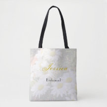 Daisy Background Gelb und Grau Bridesmaid