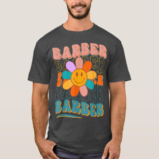 Daisy Barber Design Männer Frauen Barber Barbersho T-Shirt
