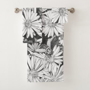 Daisy Bath Sets Honeybee & Daisy Bath Serviette