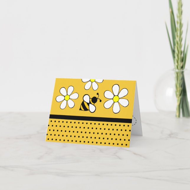 Daisy Bee danke Ihnen für Ihre Anmerkungen Karte (Vorderseite)
