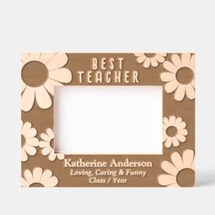Daisy Best Teacher Gravierte Rahmen
