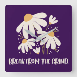 Daisy BFTG Clock Quadratische Wanduhr