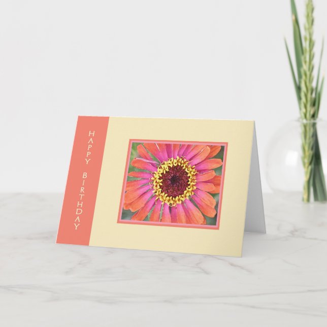 Daisy Birthday Card Karte (Vorderseite)