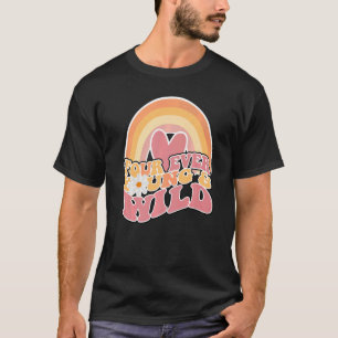 Daisy Birthday Four Ever Young and Wild Boho 4th B T-Shirt