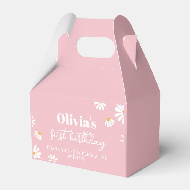 Daisy Birthday Party Fevor Box Geschenkschachtel (Vorderseite)