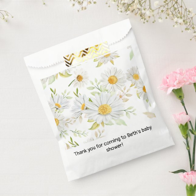 Daisy Birthday Shower Wedding Party Floral Geschenktütchen (Versiegelt)