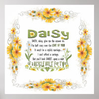 Daisy, bitte geben Sie mir Ihre Antwort.