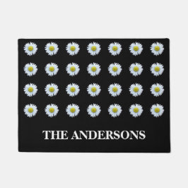 Daisy Black Fußmatte