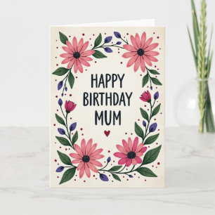 Daisy Bloom Geburtstagskarte Karte