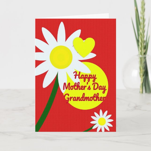 Daisy Bloom Muttertagskarte Karte (Vorderseite)