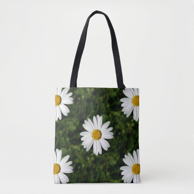 Daisy Bloom nahtloses Muster + Ihre Ideen Tasche (Vorderseite)