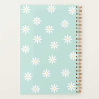 Daisy Bloom Planner – Soft Blue Floral Cover