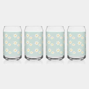 Daisy Bloom Trinkbehälter Glass Set Dosenglas