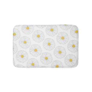 Daisy Blossom Blume Daisies Garden Party Floral Badematte