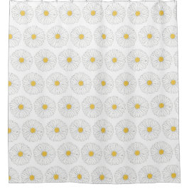 Daisy Blossom Blume Daisies Garden Party Floral Duschvorhang
